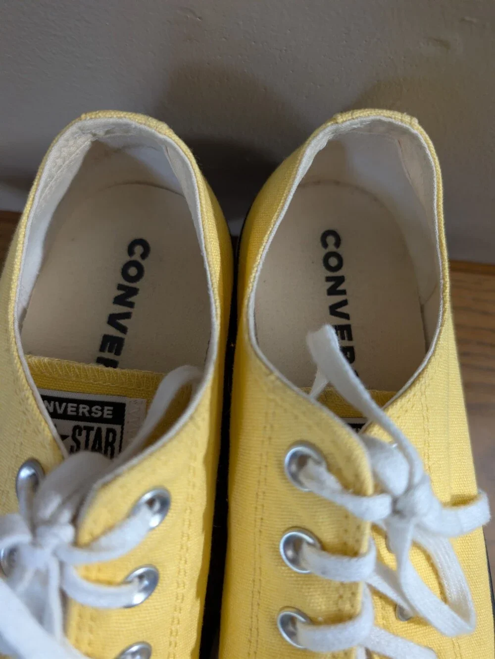 Low-top Yellow Platform Converse, Women's Size 10
